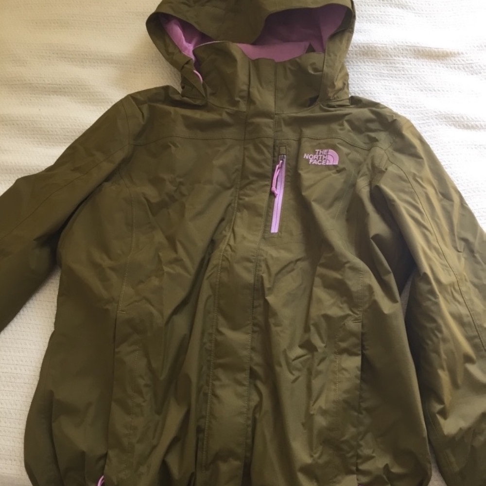 North Face HyVent shell jacket, women's medium